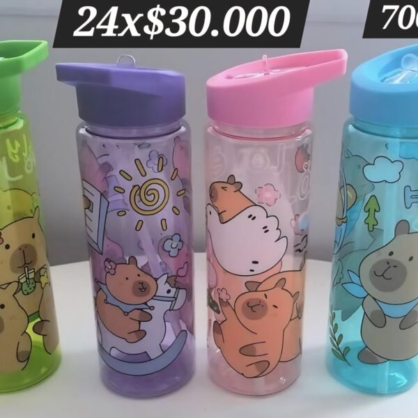 BOTELLA DE AGUA 700ML CAPIBARA