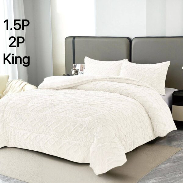 COBERTOR 2P TRENZADO + CHIPORRO